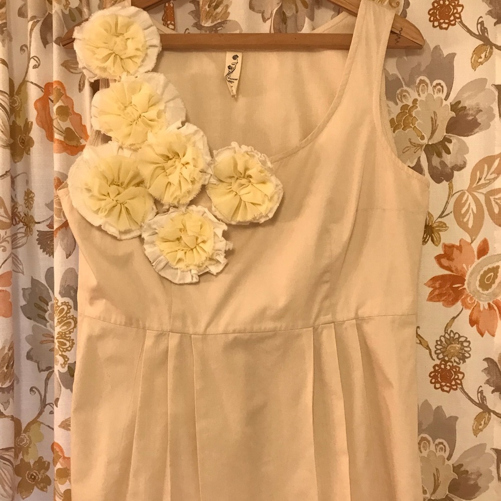 Anthropologie Floreat Peplum Top